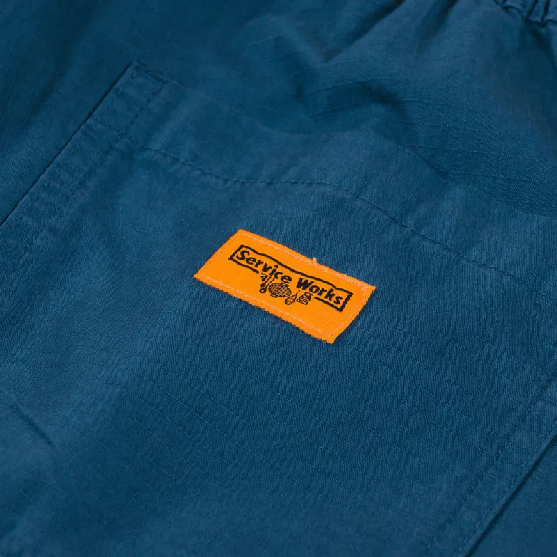 Service Works Ripstop Chef Shorts Ocean-7