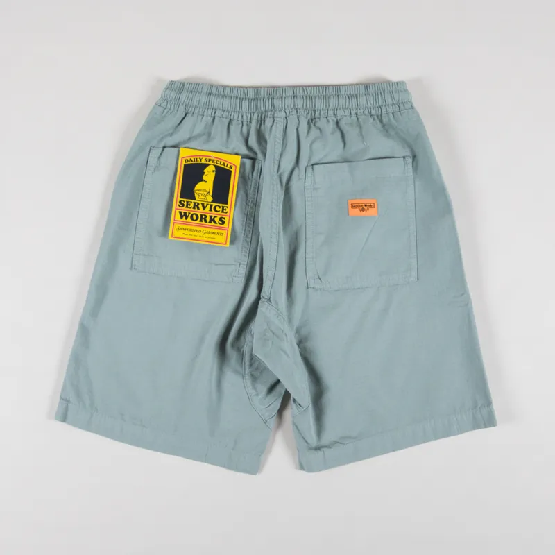 Service Works Ripstop Chef Shorts Sage-1