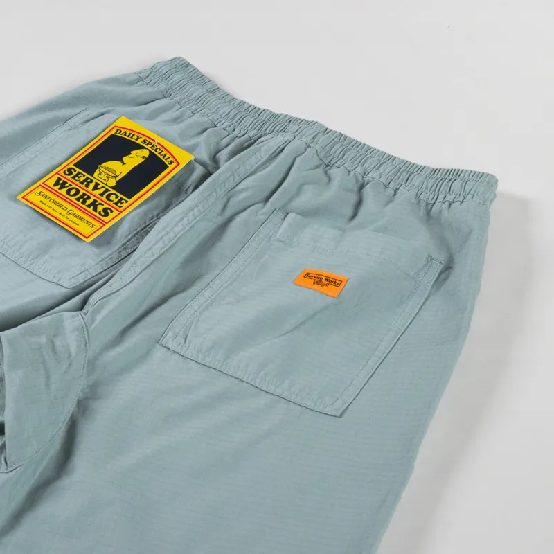 Service Works Ripstop Chef Shorts Sage-3