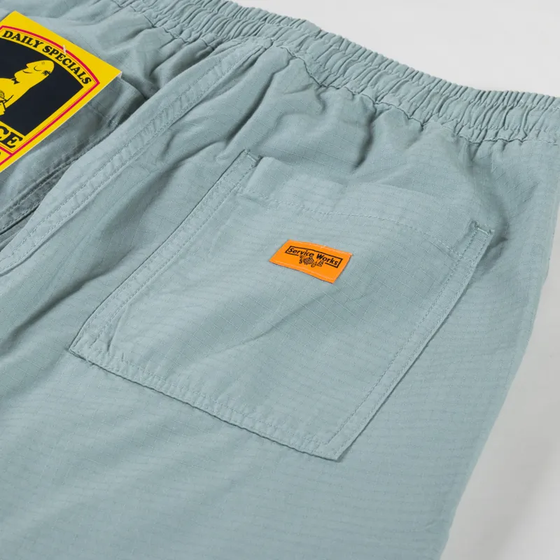 Service Works Ripstop Chef Shorts Sage-6