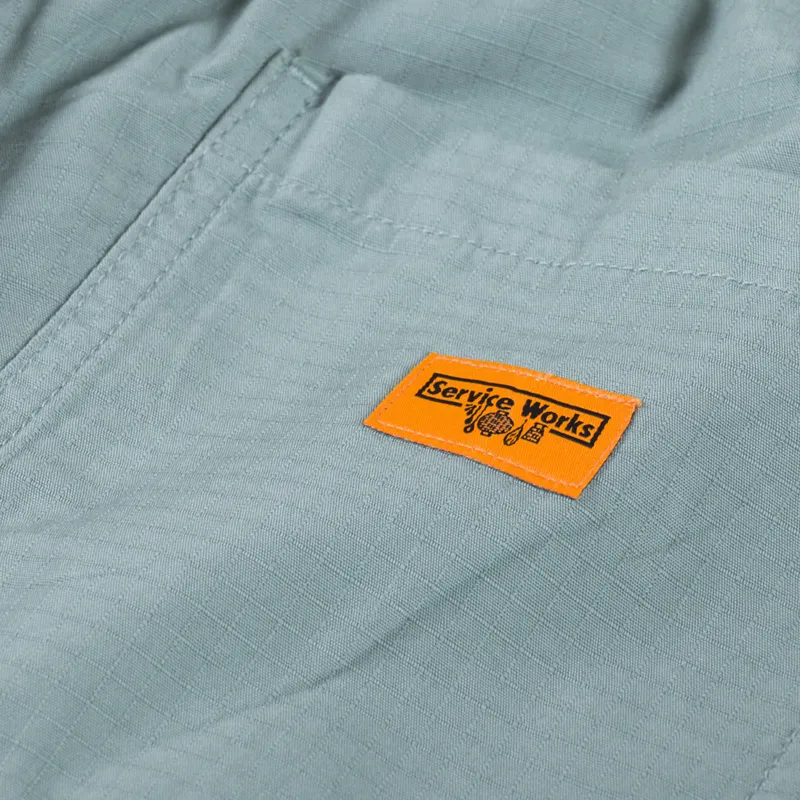 Service Works Ripstop Chef Shorts Sage-7