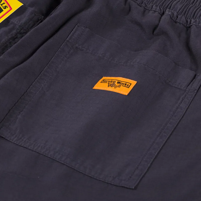 Service Works Ripstop Chef Shorts Washed Black-7