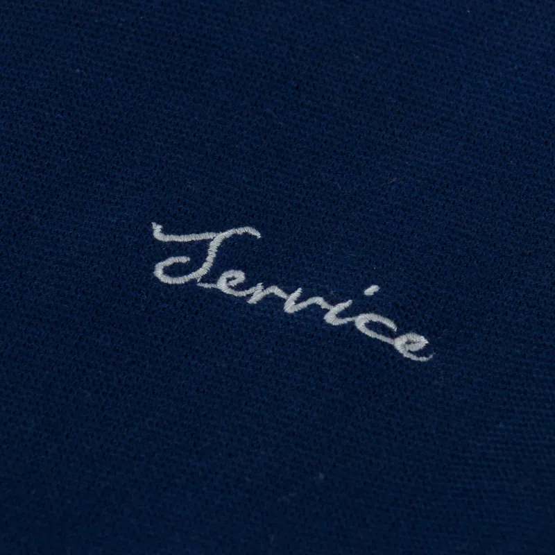 Service Works Blanket Stitch Cardigan Navy-5