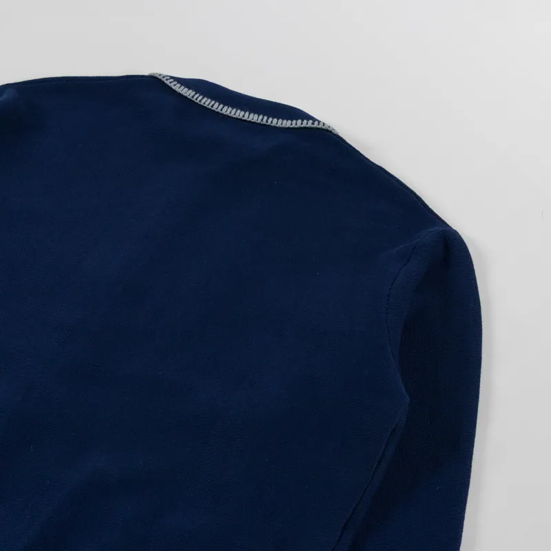 Service Works Blanket Stitch Cardigan Navy-3