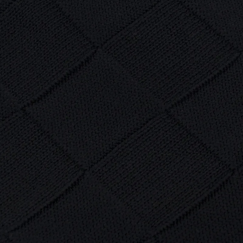 Service Works Check Knit Crewneck Black-6