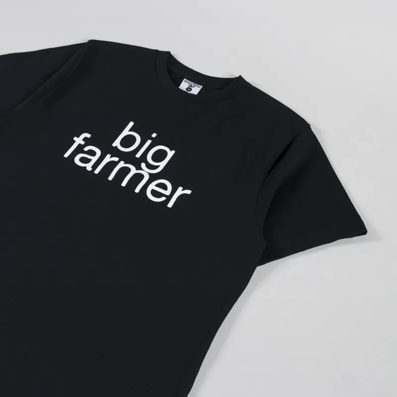 Service Works Big Farmer T Shirt Black-1