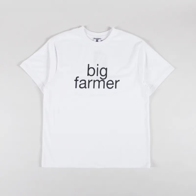 Service Works Big Farmer T Shirt White