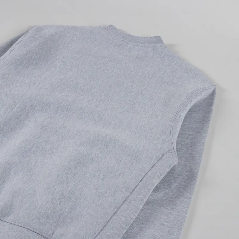 Service Works Frequent Flyer Crewneck Heather Grey-3