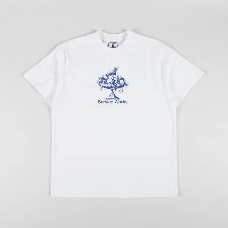 Service Works Fruit Bowl T Shirt White