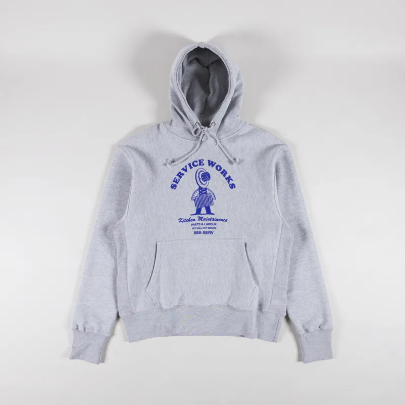 Service Works Maintenance Hoodie Heather Grey