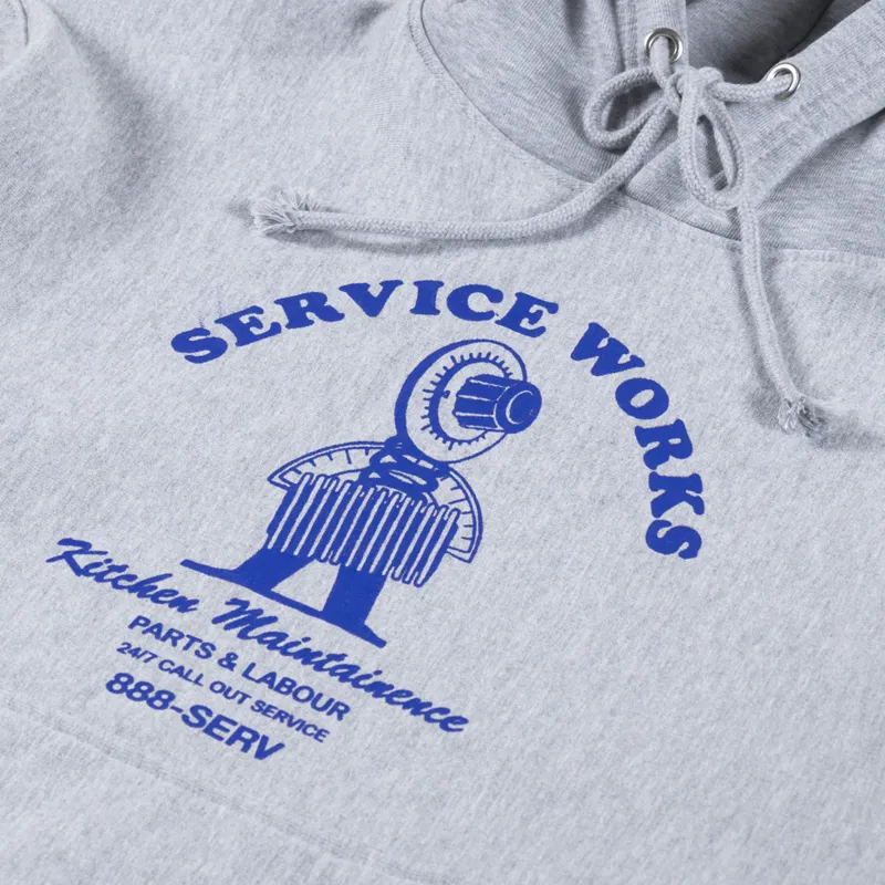 Service Works Maintenance Hoodie Heather Grey-4