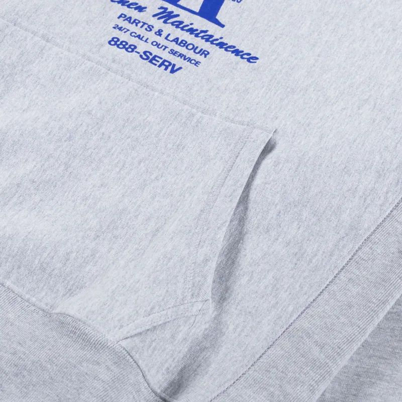 Service Works Maintenance Hoodie Heather Grey-6
