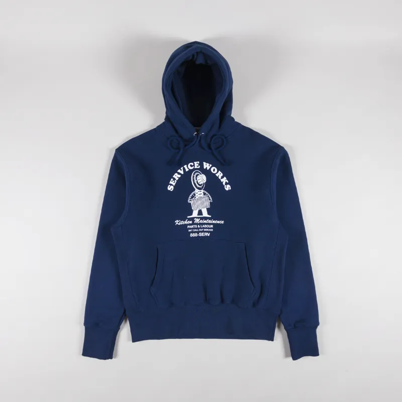 Service Works Maintenance Hoodie Navy