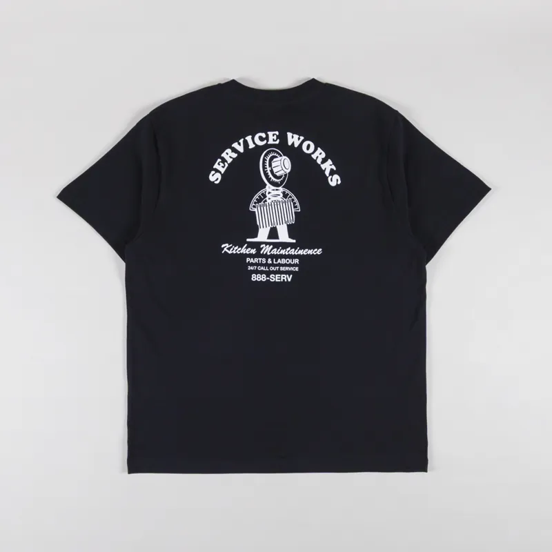 Service Works Maintenance T Shirt Black