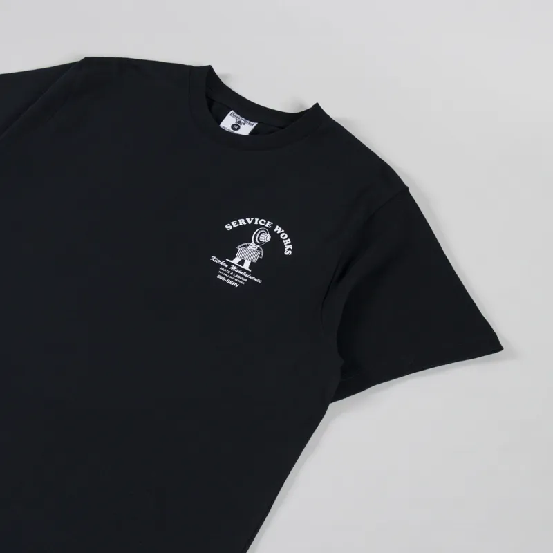 Service Works Maintenance T Shirt Black-3