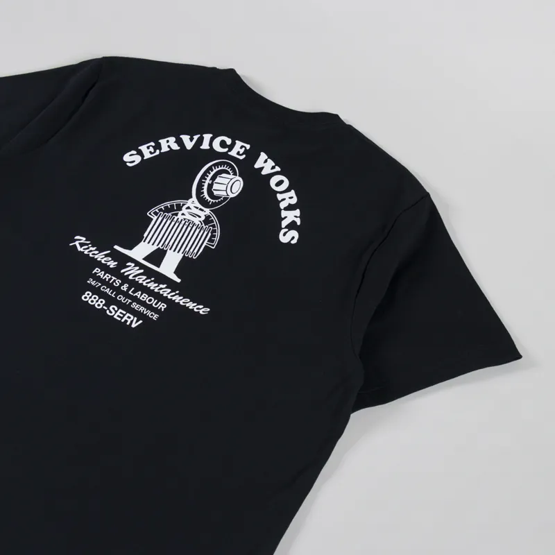 Service Works Maintenance T Shirt Black-2
