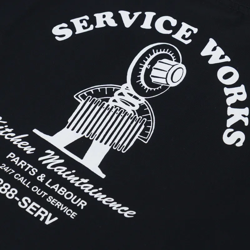 Service Works Maintenance T Shirt Black-4