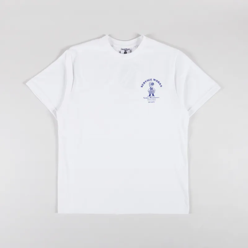 Service Works Maintenance T Shirt White-1