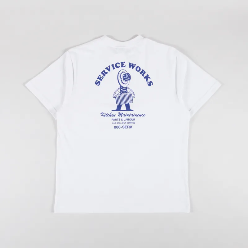 Service Works Maintenance T Shirt White