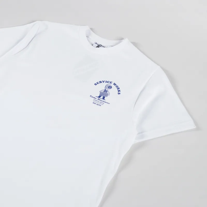 Service Works Maintenance T Shirt White-3