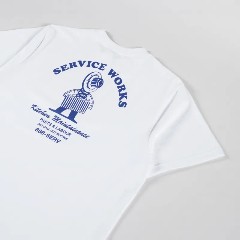 Service Works Maintenance T Shirt White-2