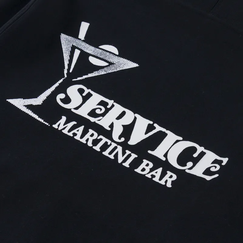 Service Works Martini Zipper Hoodie Black-6