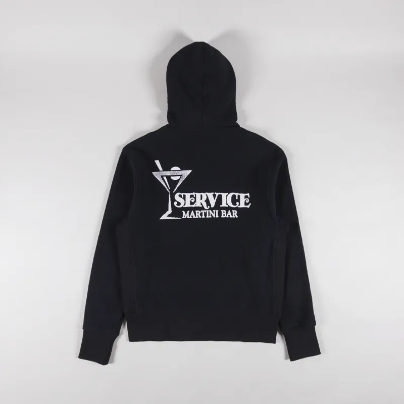 Service Works Martini Zipper Hoodie Black
