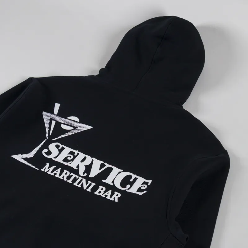 Service Works Martini Zipper Hoodie Black-2