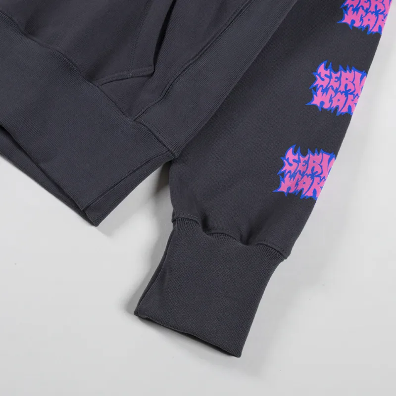 Service Works Thrash Hoodie Asphalt-7