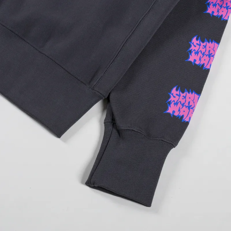 Service Works Thrash Hoodie Asphalt-8