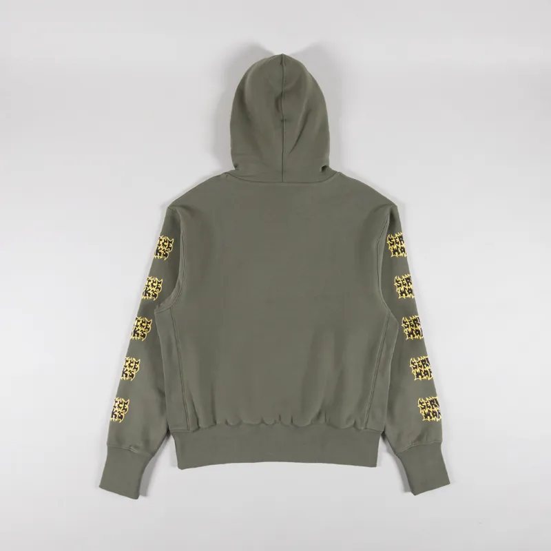 Service Works Thrash Hoodie Olive-1