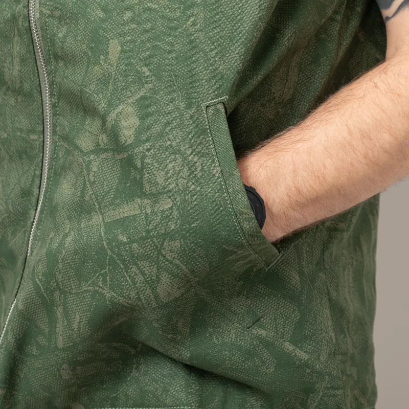 Service Works Xerox Camo Padded Work Vest Olive-10