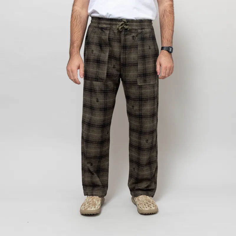 Service Works Thistle Plaid Chef Pants Olive
