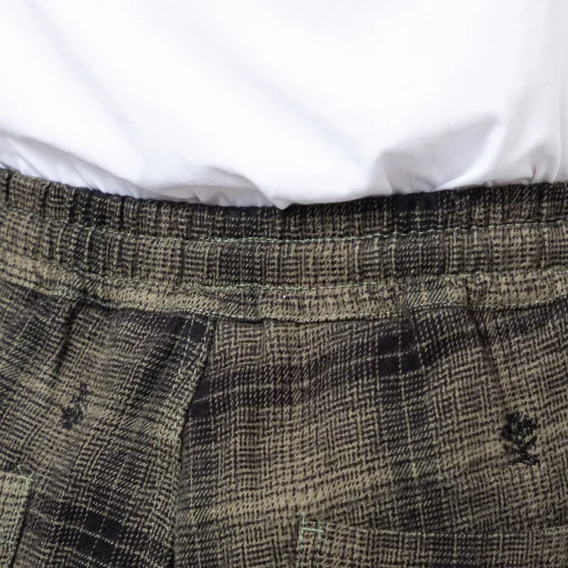 Service Works Thistle Plaid Chef Pants Olive-7