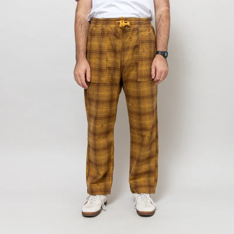 Service Works Thistle Plaid Chef Pants Ochre