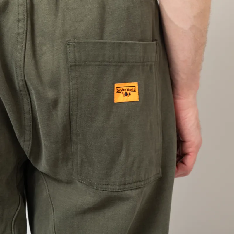 Service Works Moleskin Chef Pants Moss-7
