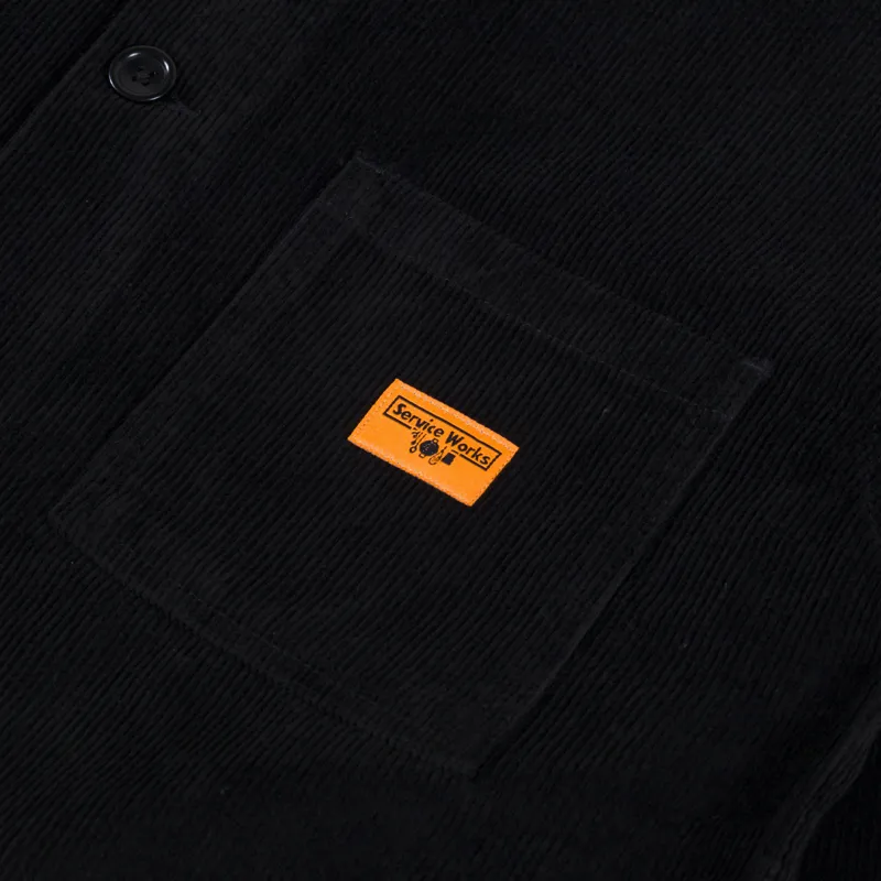 Service Works Corduroy Chore Shirt Black-6