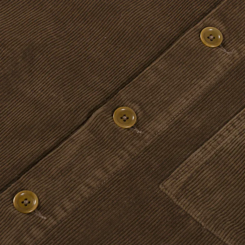 Service Works Corduroy Chore Shirt Bark-6