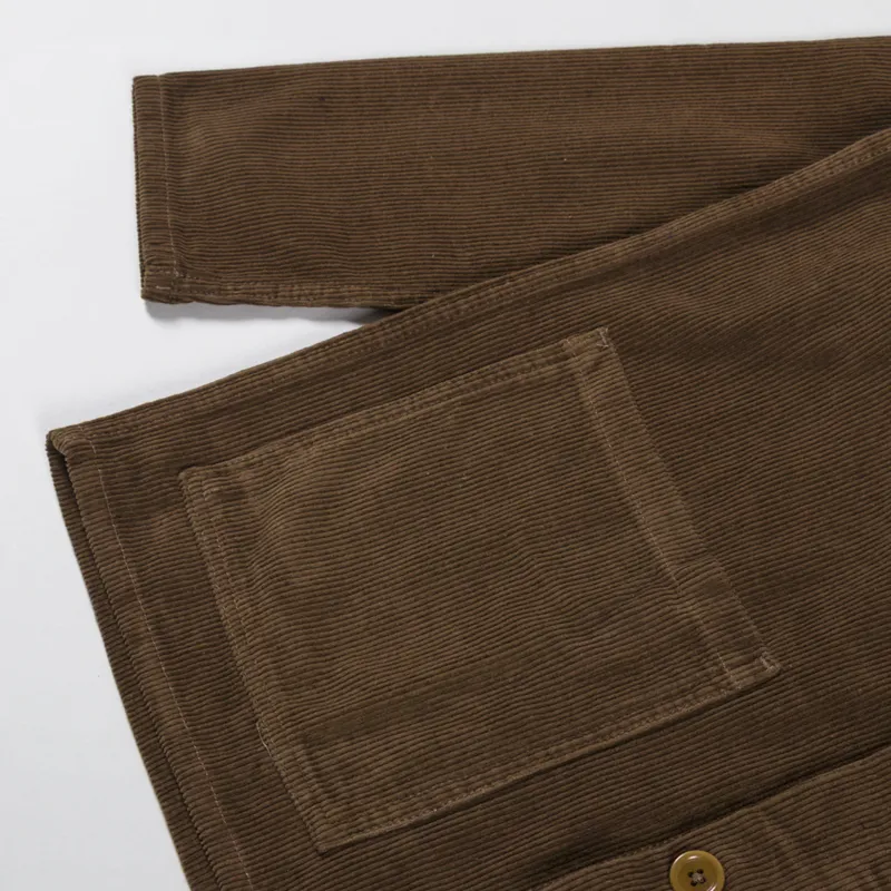 Service Works Corduroy Chore Shirt Bark-9