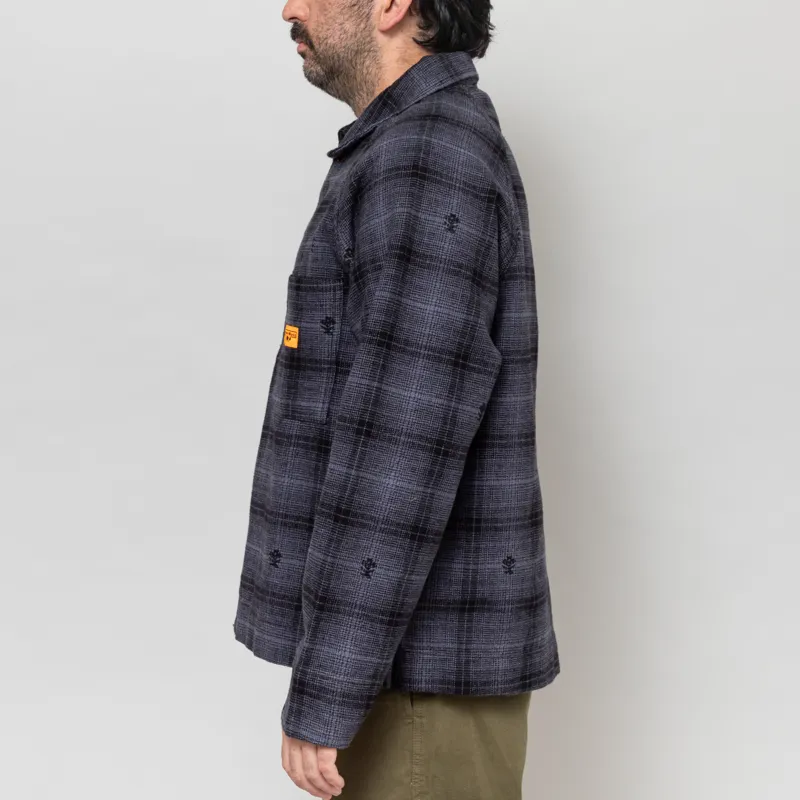 Service Works Thistle Plaid Front Of House Jacket Black-2