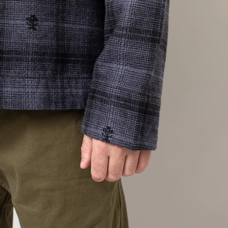 Service Works Thistle Plaid Front Of House Jacket Black-9