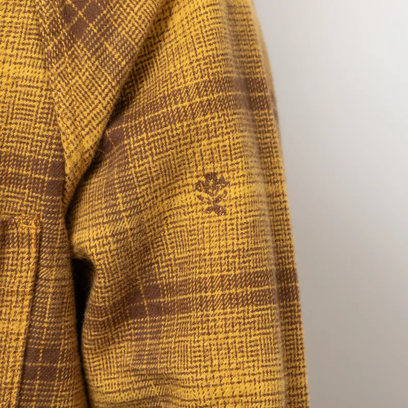 Service Works Thistle Plaid Front Of House Jacket Ochre-8