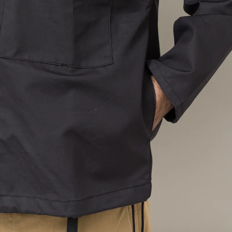 Service Works Waxed Cotton Allotment Parka Black-9