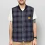 Service Works Thistle Plaid Padded Work Vest Black