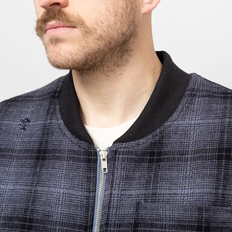 Service Works Thistle Plaid Padded Work Vest Black-7