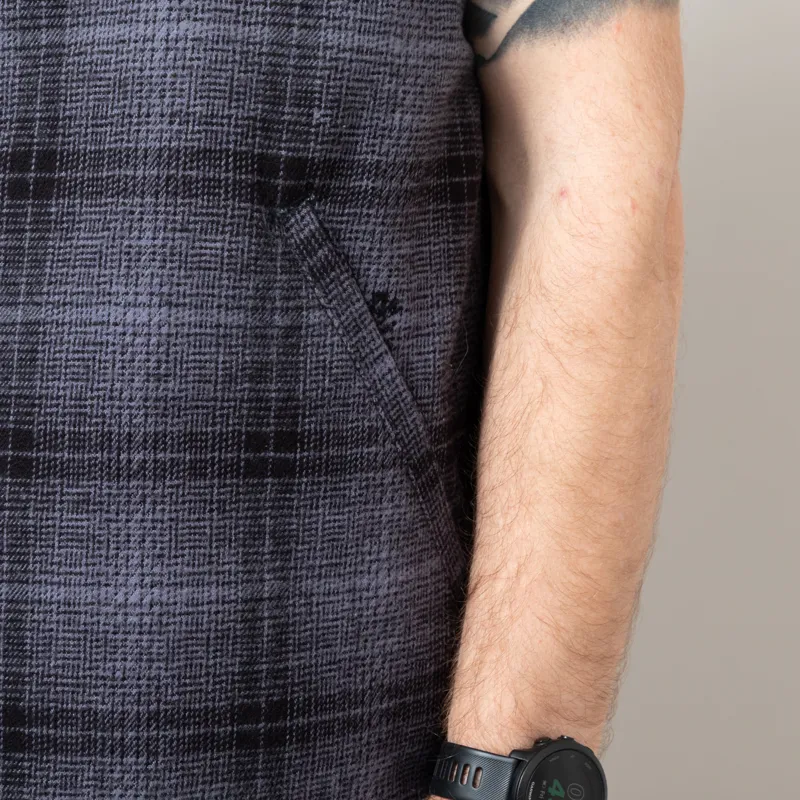 Service Works Thistle Plaid Padded Work Vest Black-10