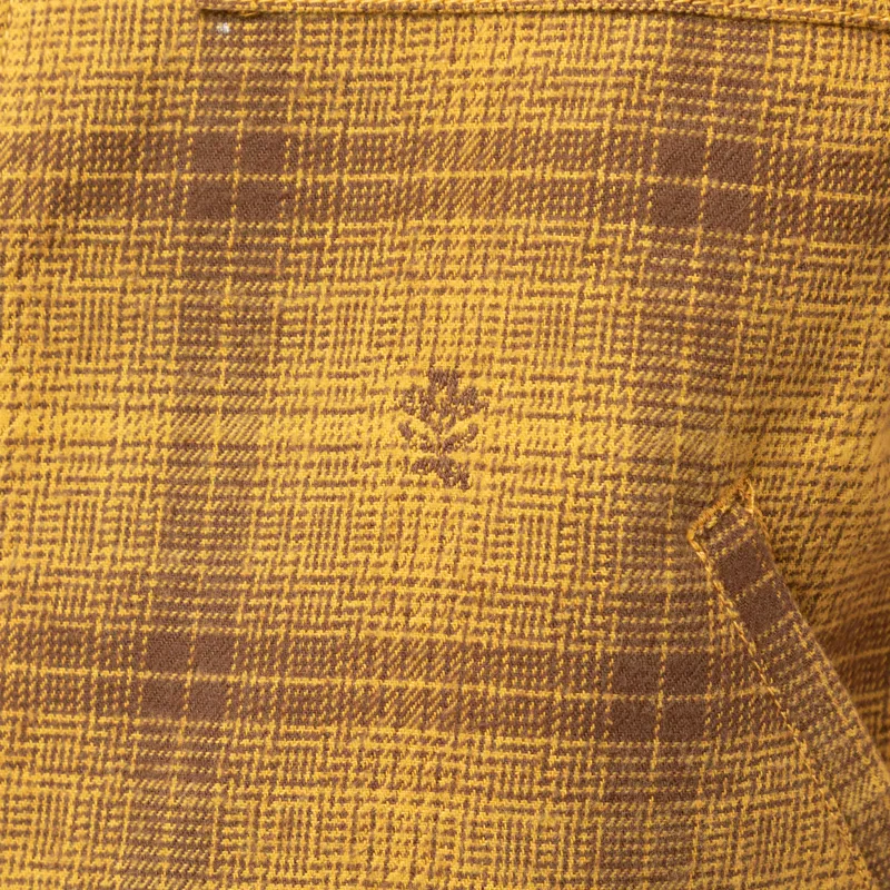 Service Works Thistle Plaid Padded Work Vest Ochre-13