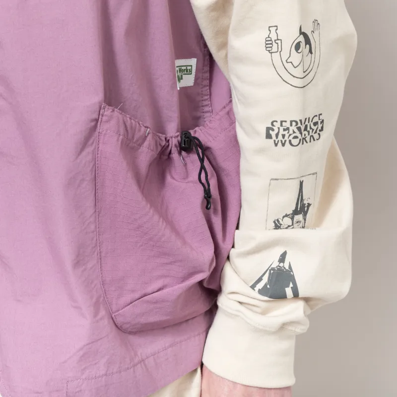 Service Works Gardener Vest Grape-8