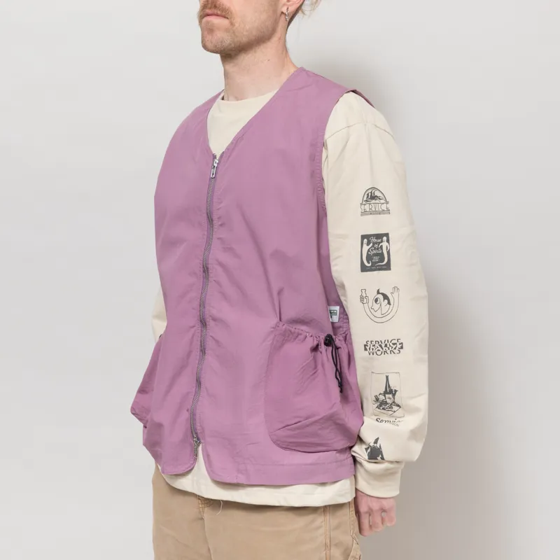 Service Works Gardener Vest Grape