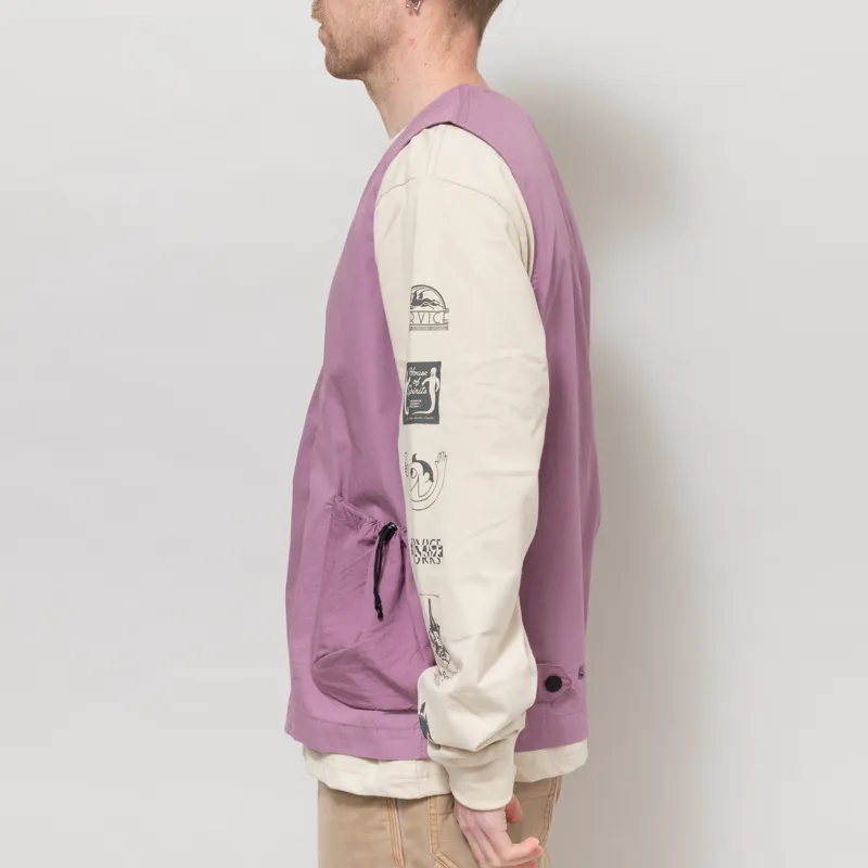 Service Works Gardener Vest Grape-1